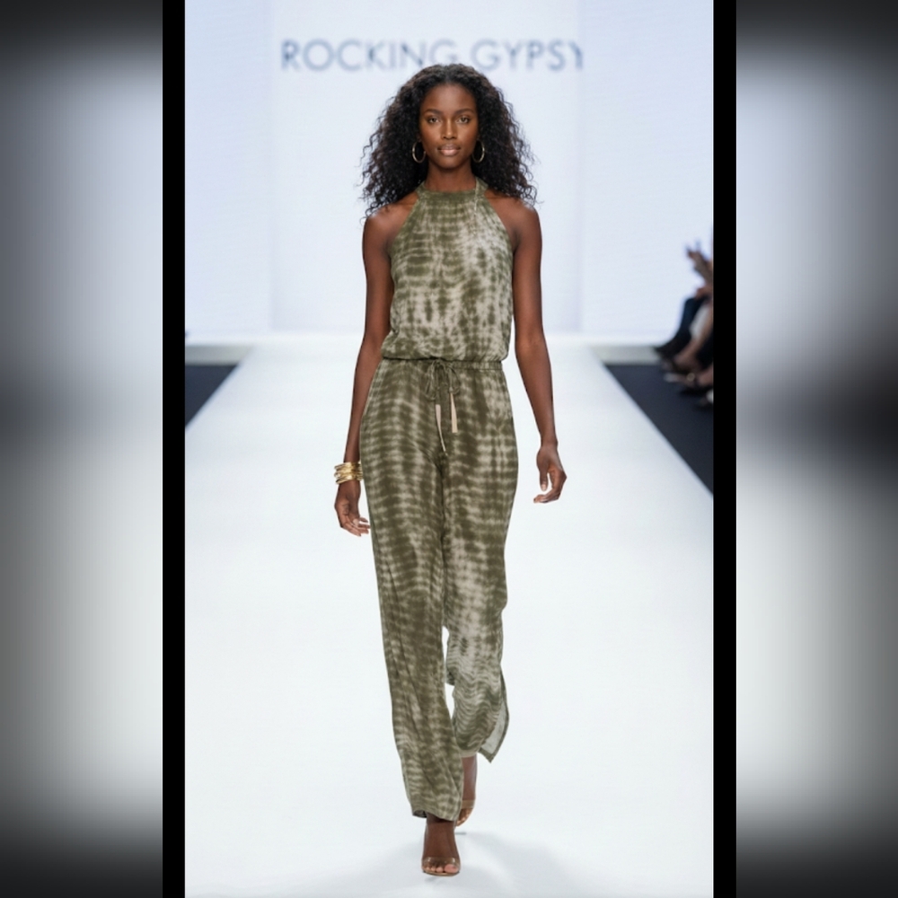 Rocking Gypsy Green Jumpsuit